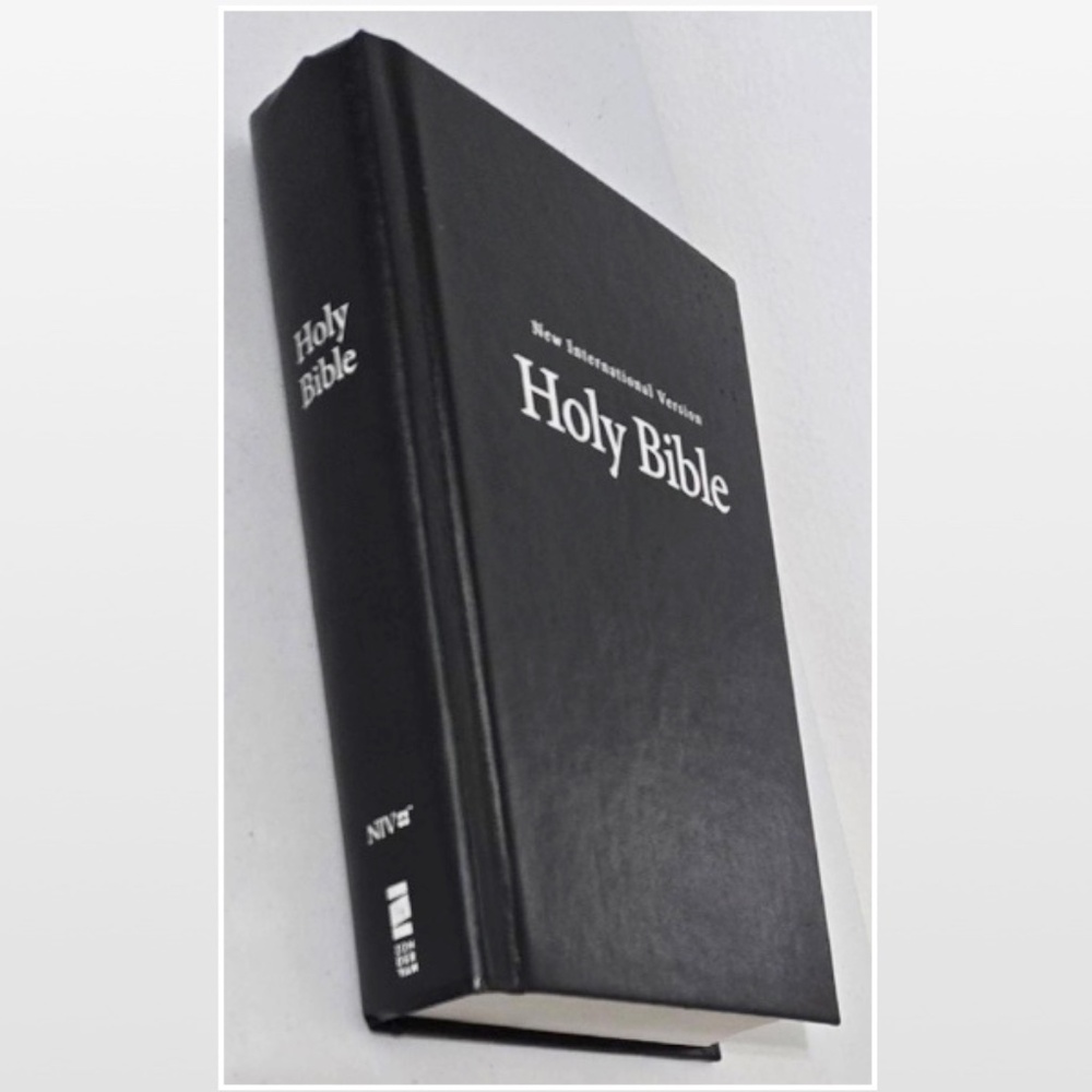 Zondervan Bible Book NIV Pew Worship Large Print Black Hardcover Religious Churc